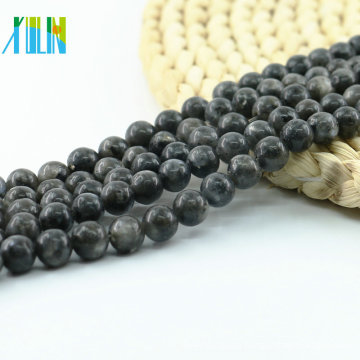 Großhandel Bling Black Labradorit natürlichen Edelstein Perlen für Schmuck machen, L-0100